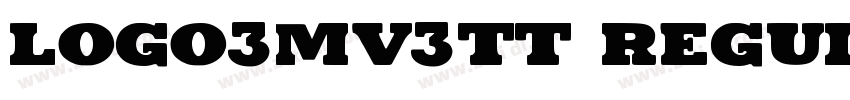 Logo3Mv3tt Regular字体转换